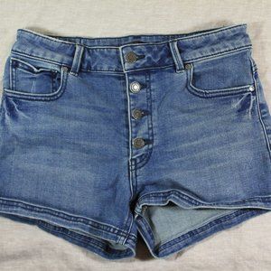 Prana Gram Organic Cotton Stretch Jean Shorts sz 8/29